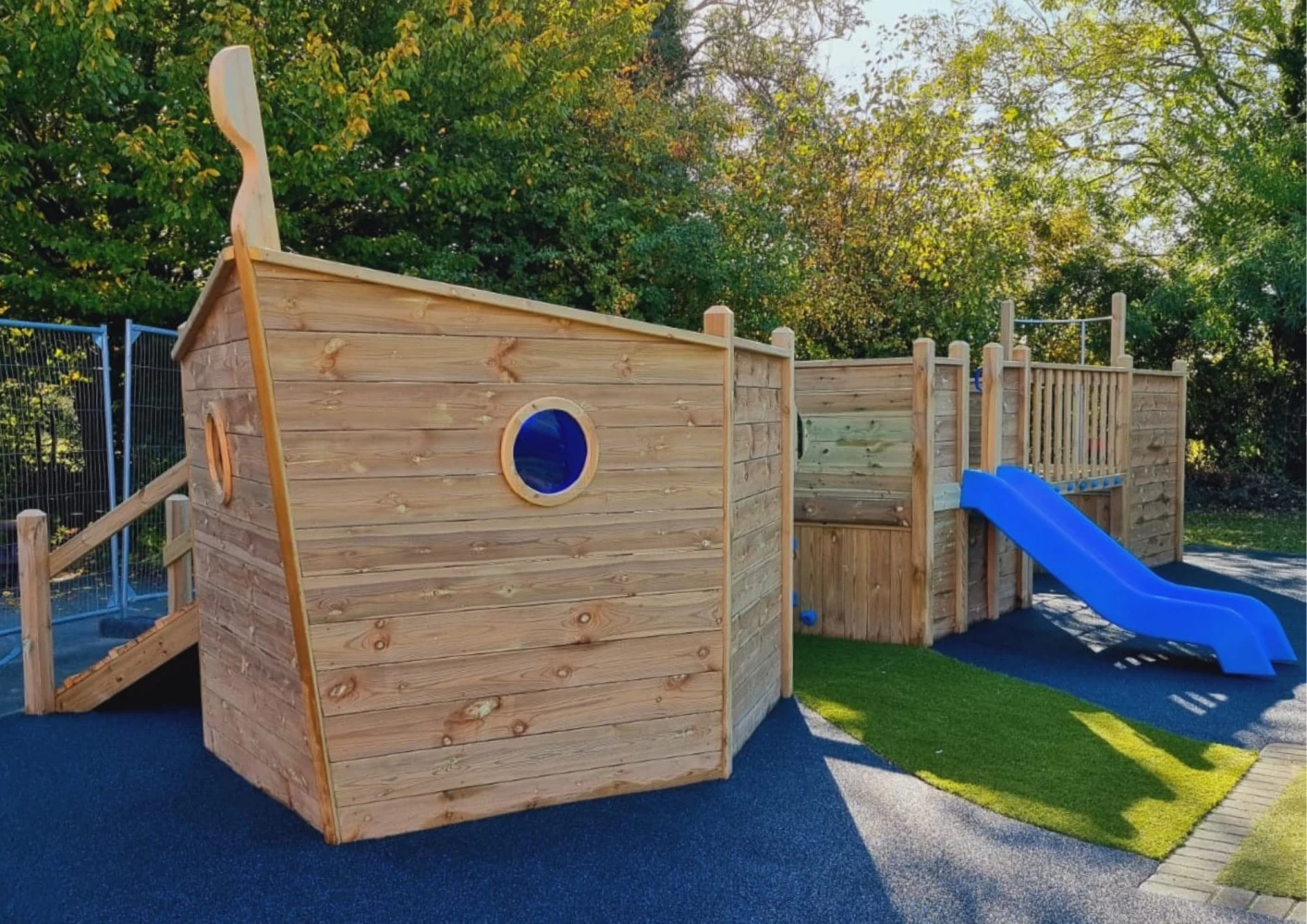 Giant Timber Play Ship