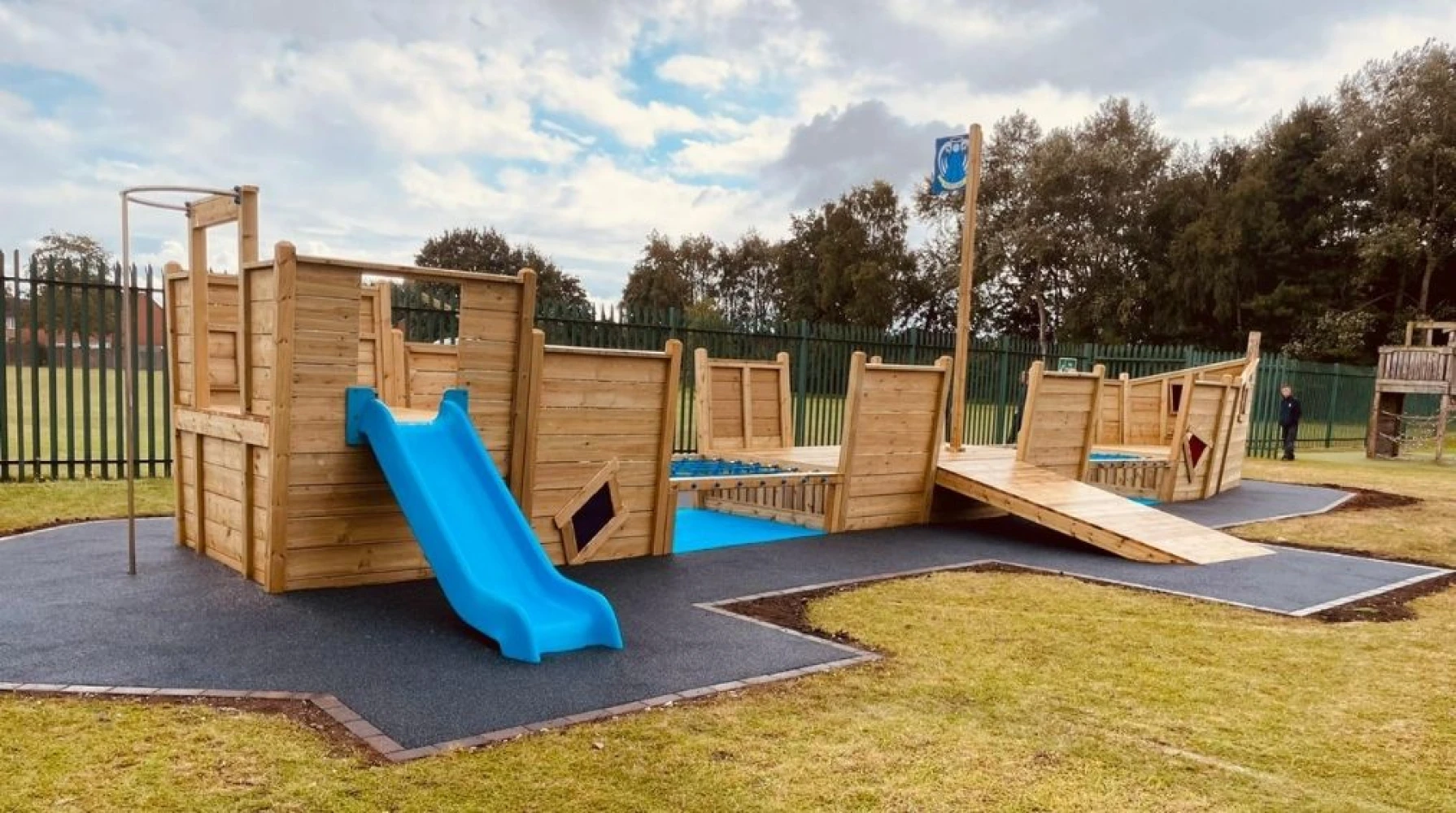 Giant Timber Play Ship