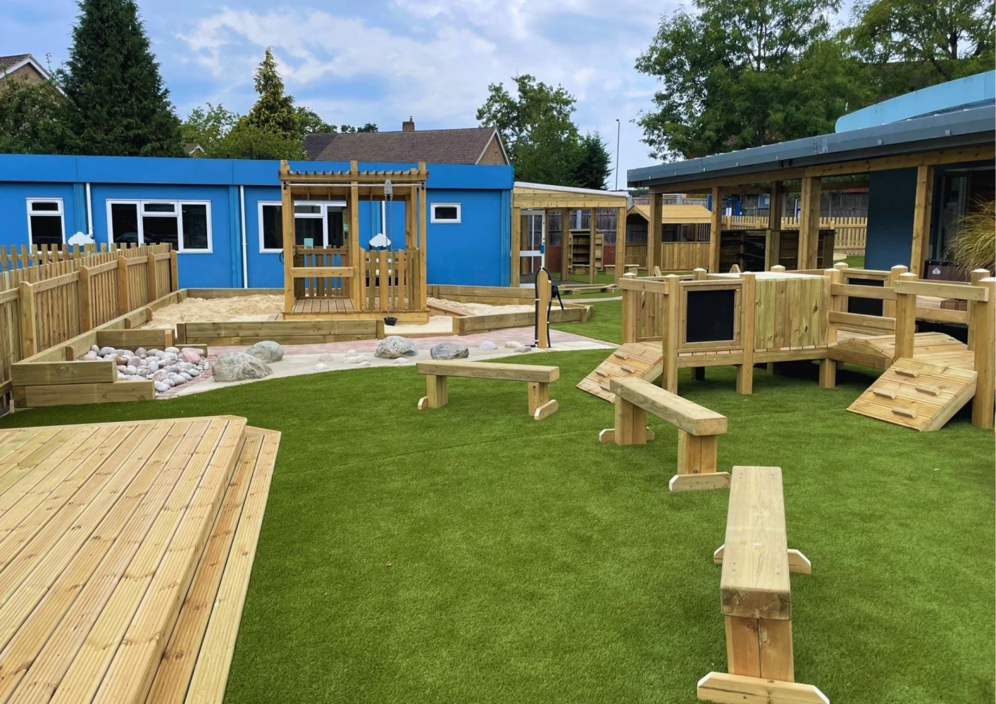 Natural Playground Design for School UK