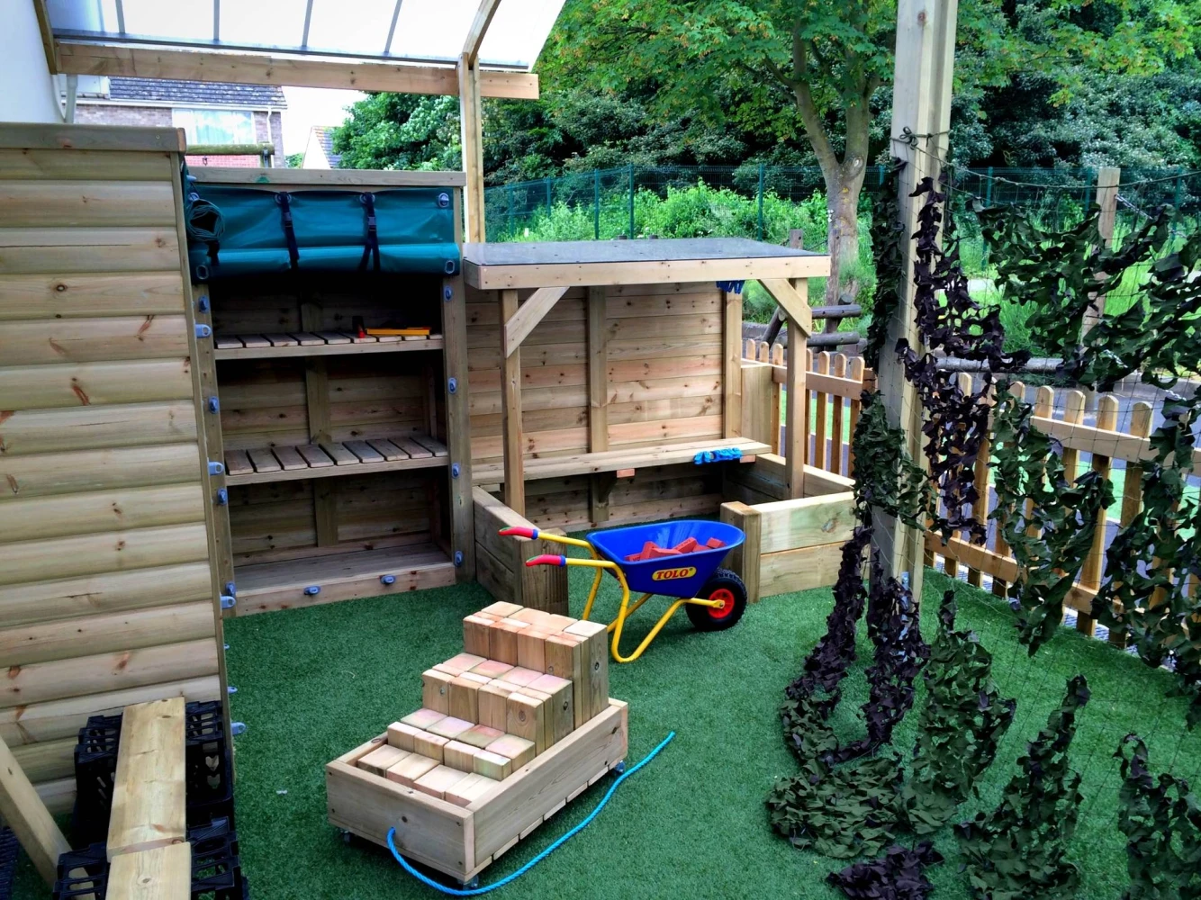 Natural Playground Equipment for Schools