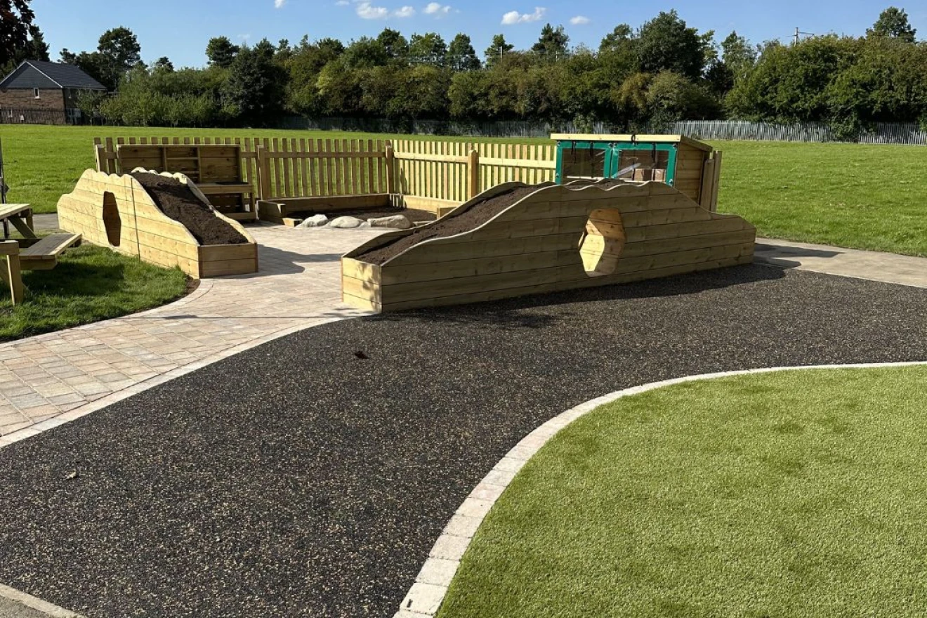 Natural Sensory Playground Design - Regent Farm First School, Newcastle